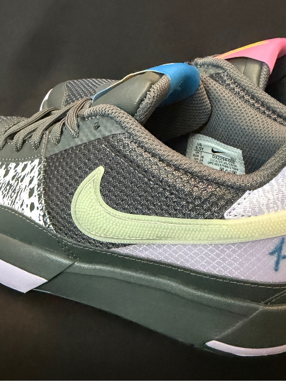 Nike Ja 1 EP Personal Touch Youth Size 5.5